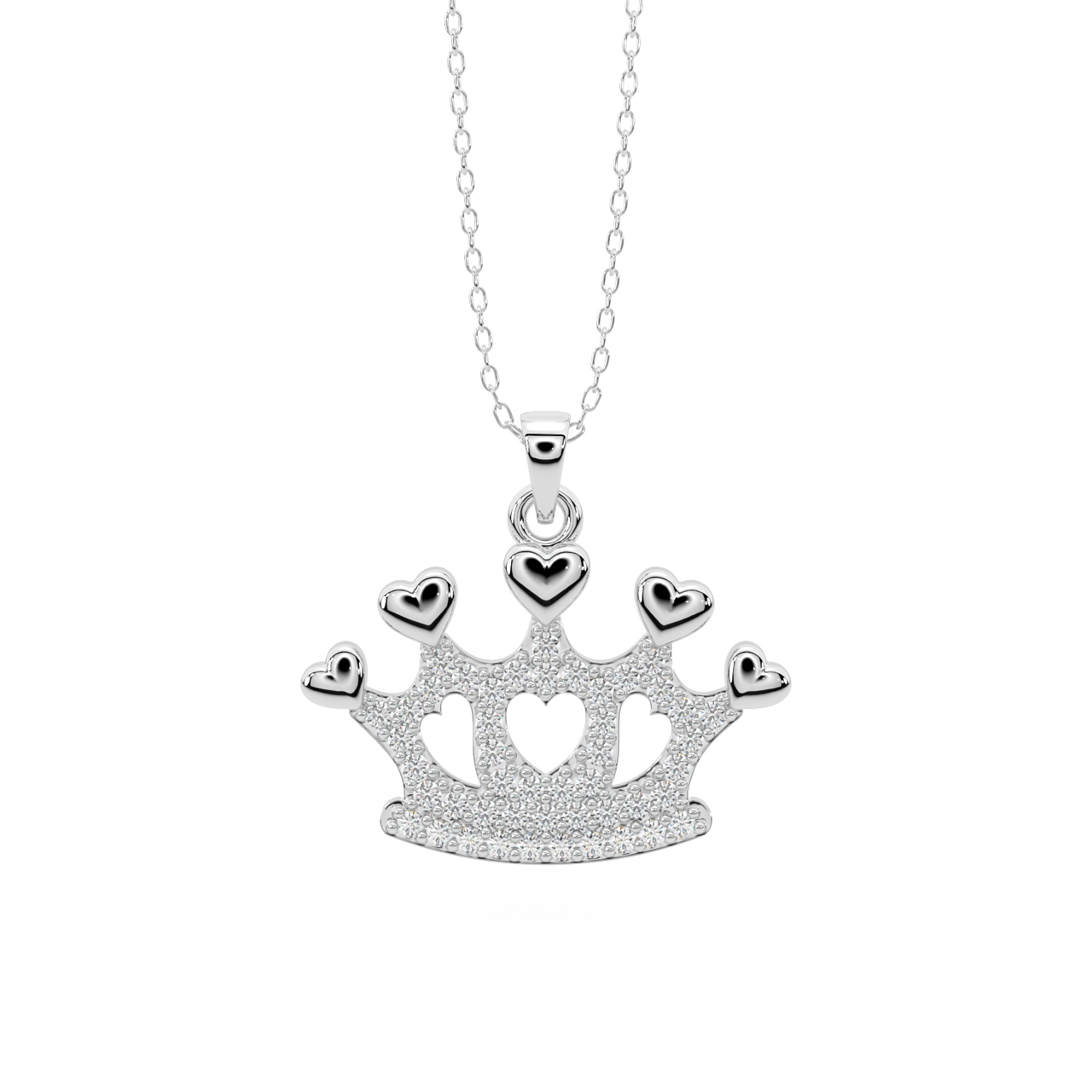 The Crown Diamond Pendant